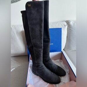 Stuart Weitzman Black Over the Knee Boots Keelan size 7